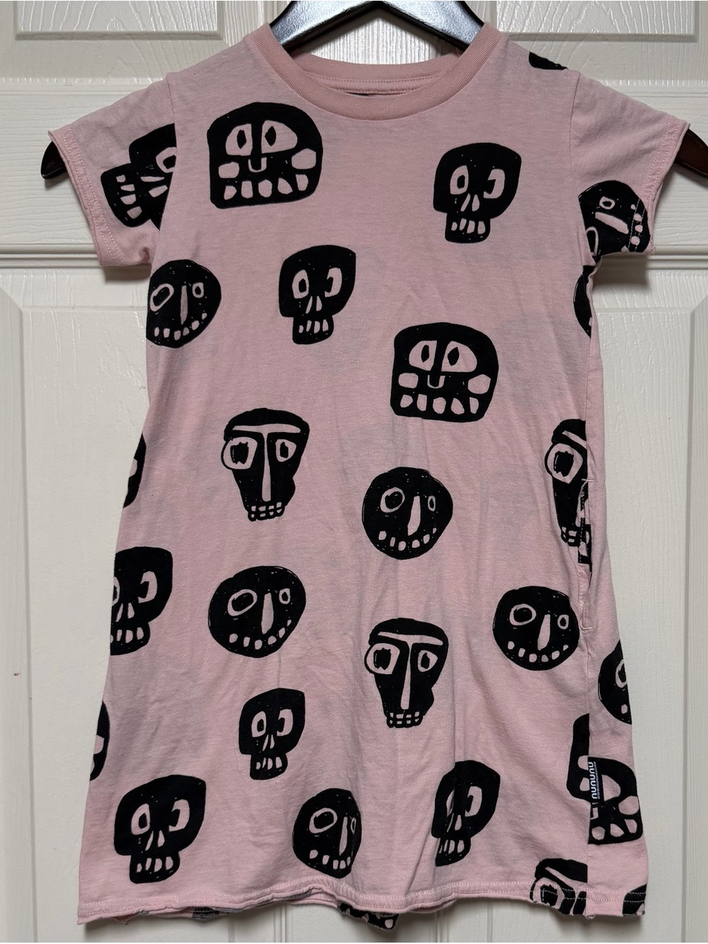 nununu Rowdy Masks Pink Dress